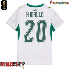 Senegal Habib Diallo #20 Prima Maglia Femmina Mondiali 2026 Manica Corta